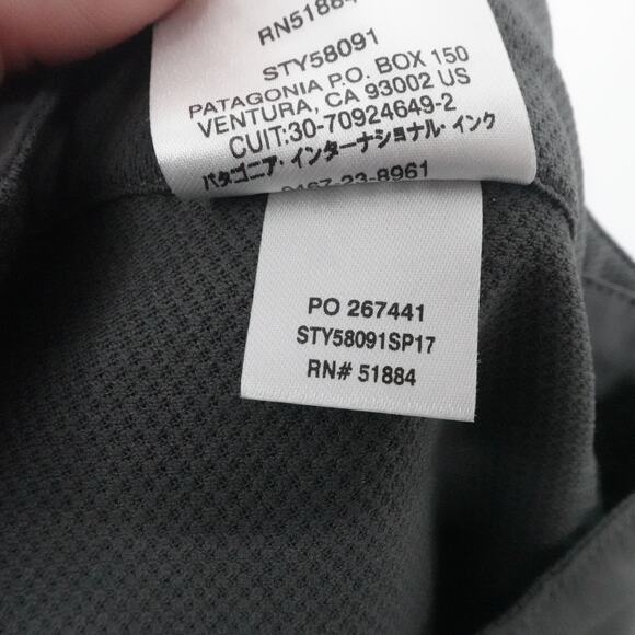 Patagonia Shorts Womens 6 Gray Quandary Outdoor Trail Hiking Stretch Zip Pocket - Picture 14 of 15